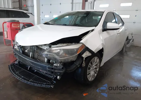 2016 Toyota Corolla Le из США, поврежденный, VIN 2T1BURHEXGC543731